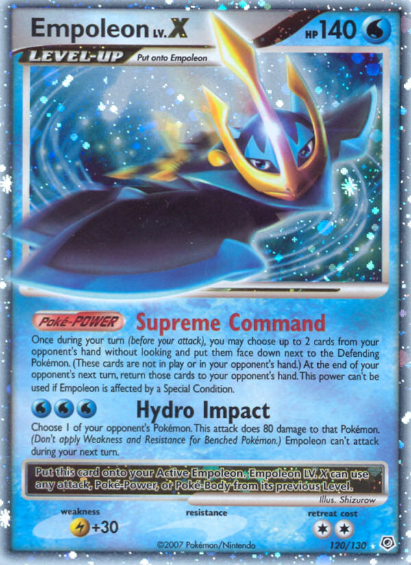 Empoleon LV.X (120/130) [Diamond & Pearl: Base Set] Pokémon