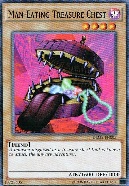 Man-Eating Treasure Chest [DEM2-EN005] Common Yu-Gi-Oh!