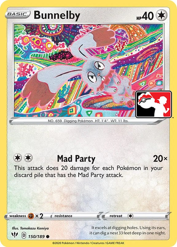 Bunnelby (150/189) [Prize Pack Series One] Pokémon