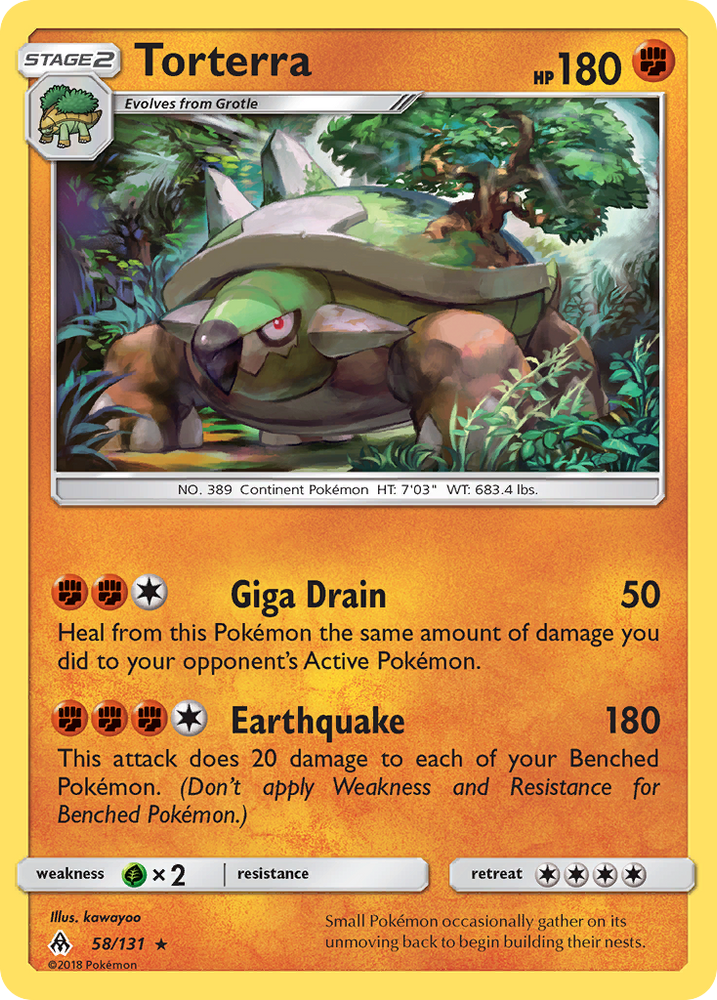 Torterra (58/131) [Sun & Moon: Forbidden Light] Pokémon