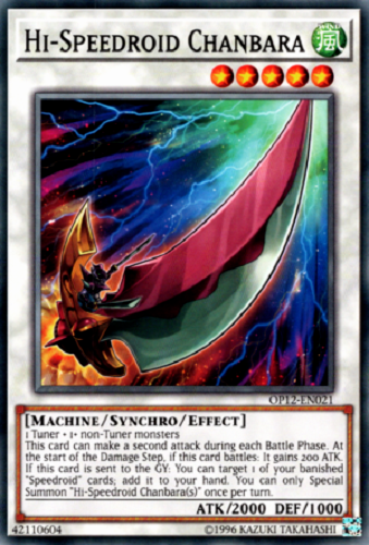 Hi-Speedroid Chanbara [OP12-EN021] Common Yu-Gi-Oh!