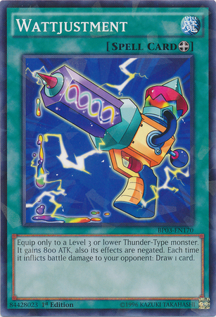 Wattjustment [BP03-EN170] Shatterfoil Rare Yu-Gi-Oh!