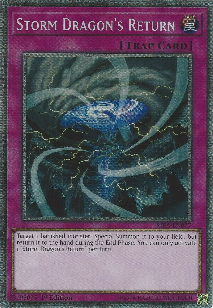 Storm Dragon's Return [RIRA-EN077] Starlight Rare Yu-Gi-Oh!