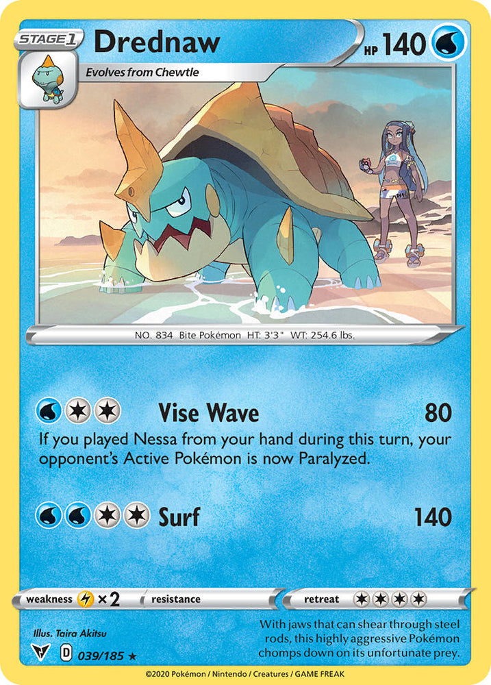 Drednaw (039/185) [Sword & Shield: Vivid Voltage] Pokémon