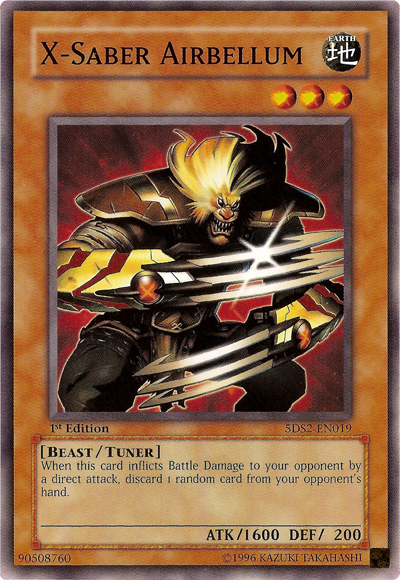 X-Saber Airbellum [5DS2-EN019] Common Yu-Gi-Oh!