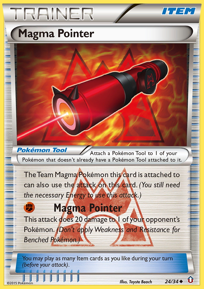 Magma Pointer (24/34) [XY: Double Crisis] Pokémon
