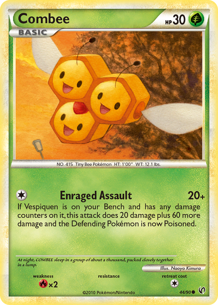 Combee (44/90) [HeartGold & SoulSilver: Undaunted] Pokémon
