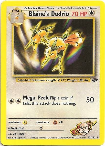 Blaine's Dodrio (32/132) [Gym Challenge Unlimited] Pokémon