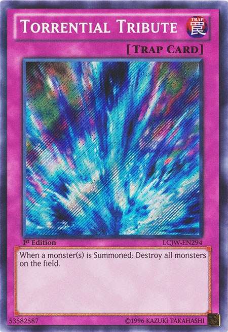 Torrential Tribute [LCJW-EN294] Secret Rare Yu-Gi-Oh!