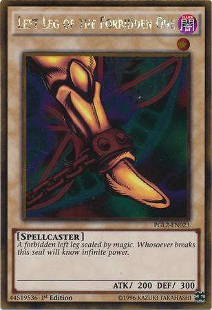 Left Leg of the Forbidden One [PGL2-EN023] Gold Rare Yu-Gi-Oh!