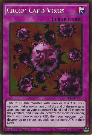 Crush Card Virus [PGL2-EN070] Gold Rare Yu-Gi-Oh!