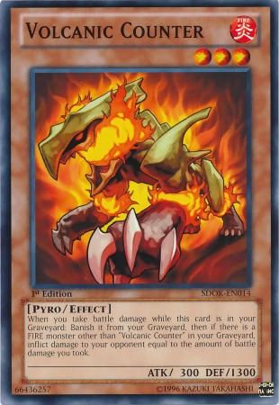 Volcanic Counter [SDOK-EN014] Common Yu-Gi-Oh!