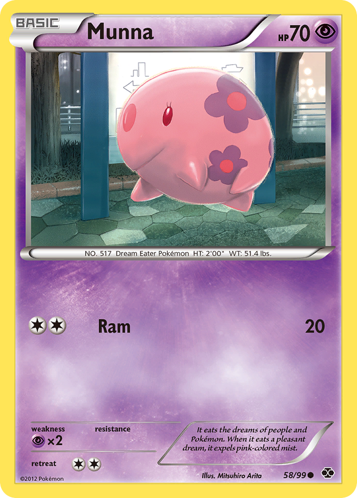 Munna (58/99) [Black & White: Next Destinies] Pokémon