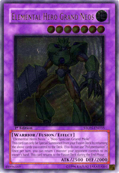 Elemental Hero Grand Neos [STON-EN035] Ultimate Rare Yu-Gi-Oh!