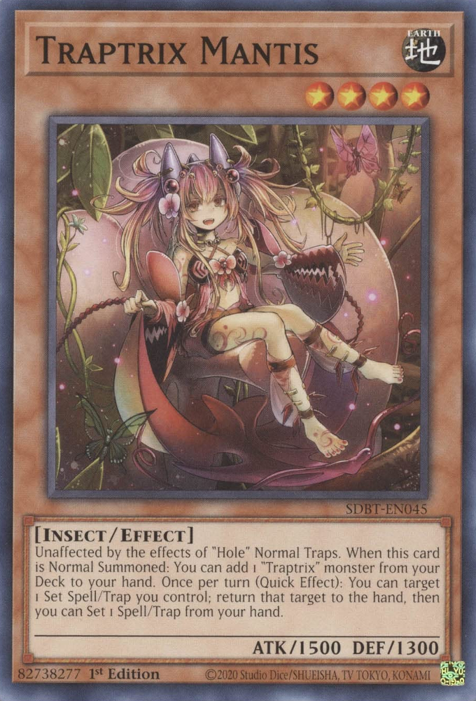 Traptrix Mantis [SDBT-EN045] Common Yu-Gi-Oh!