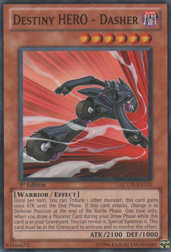 Destiny HERO - Dasher [LCGX-EN131] Common Yu-Gi-Oh!