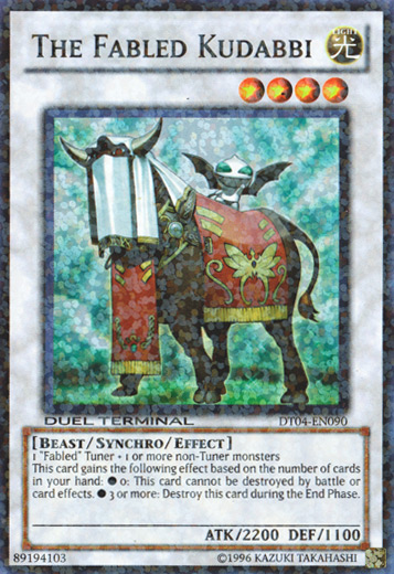 The Fabled Kudabbi [DT04-EN090] Super Rare Yu-Gi-Oh!