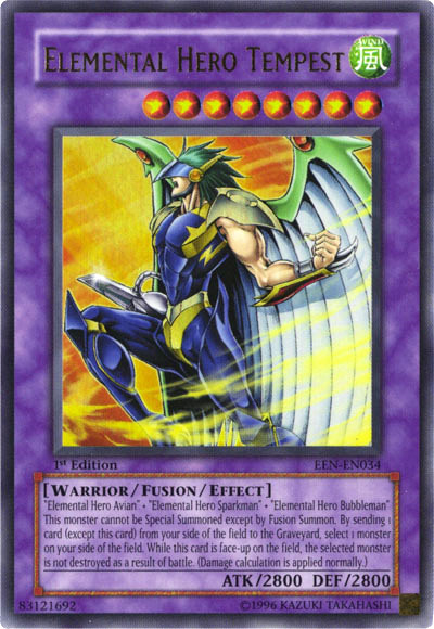 Elemental Hero Tempest [EEN-EN034] Ultra Rare Yu-Gi-Oh!