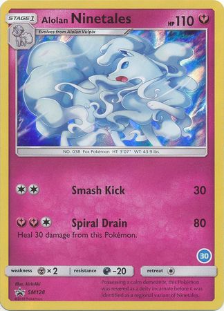 Alolan Ninetales (SM128) (Deck Exclusive #30) [Sun & Moon: Trainer Kit - Alolan Ninetales] Pokémon