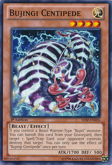 Bujingi Centipede [SHSP-EN026] Common Yu-Gi-Oh!