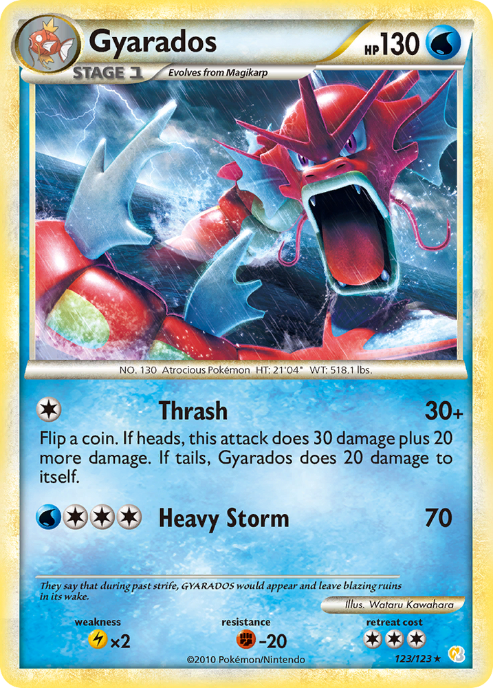 Gyarados (123/123) [HeartGold & SoulSilver: Base Set] Pokémon