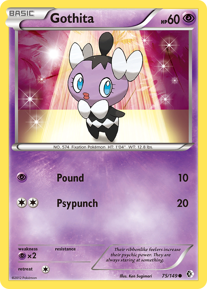 Gothita (75/149) [Black & White: Boundaries Crossed] Pokémon