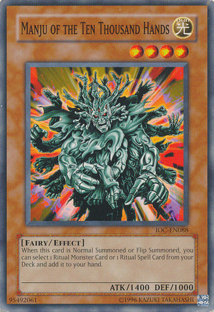 Manju of the Ten Thousand Hands [IOC-EN088] Common Yu-Gi-Oh!