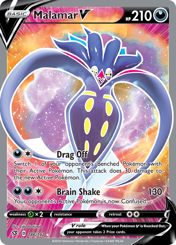 Malamar V (186/192) [Sword & Shield: Rebel Clash] Pokémon