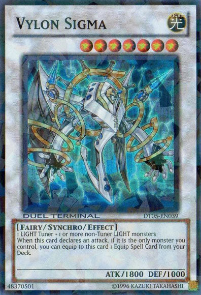Vylon Sigma [DT05-EN039] Super Rare Yu-Gi-Oh!