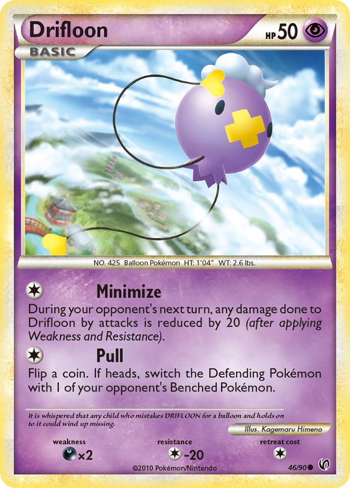 Drifloon (46/90) [HeartGold & SoulSilver: Undaunted] Pokémon