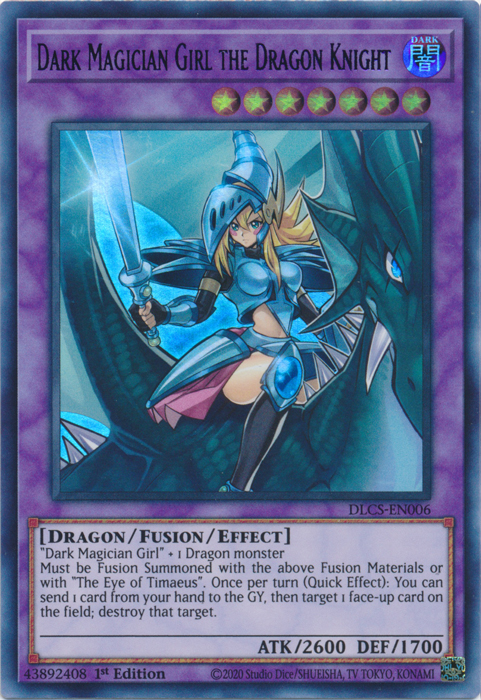 Dark Magician Girl the Dragon Knight (Purple) [DLCS-EN006] Ultra Rare Yu-Gi-Oh!