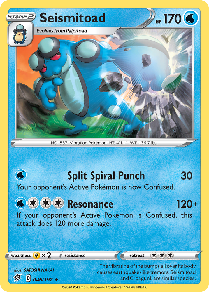 Seismitoad (046/192) [Sword & Shield: Rebel Clash] Pokémon
