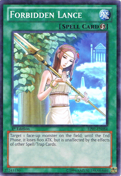 Forbidden Lance [BP01-EN084] Starfoil Rare Yu-Gi-Oh!