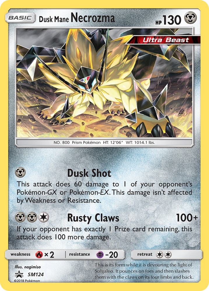 Dusk Mane Necrozma (SM124) [Sun & Moon: Black Star Promos] Pokémon