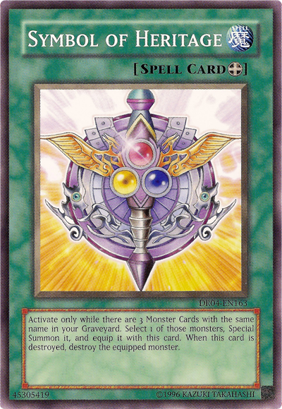 Symbol of Heritage [DR04-EN163] Common Yu-Gi-Oh!