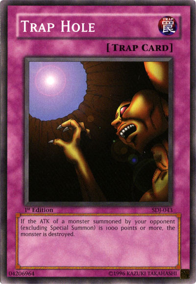 Trap Hole [SDJ-043] Common Yu-Gi-Oh!