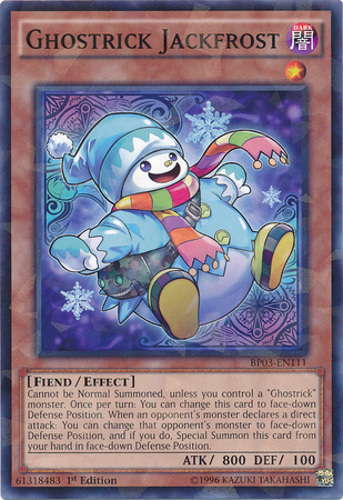 Ghostrick Jackfrost [BP03-EN111] Shatterfoil Rare Yu-Gi-Oh!