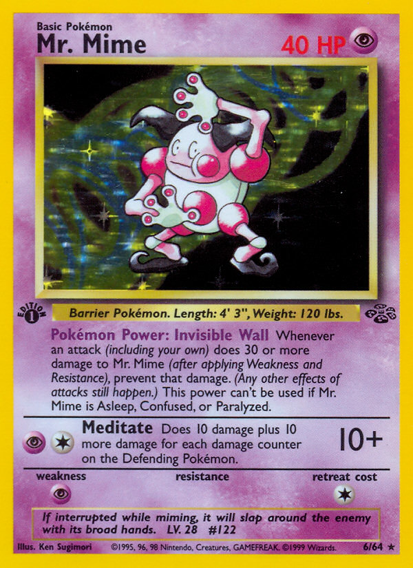 Mr. Mime (6/64) [Jungle 1st Edition] Pokémon