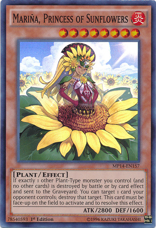 Marina, Princess of Sunflowers [MP14-EN157] Super Rare Yu-Gi-Oh!