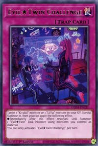 Evil Twin Challenge [GEIM-EN021] Rare Yu-Gi-Oh!