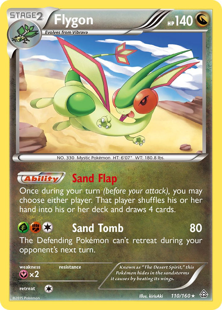 Flygon (110/160) (Cosmos Holo) (Blister Exclusive) [XY: Primal Clash] Pokémon