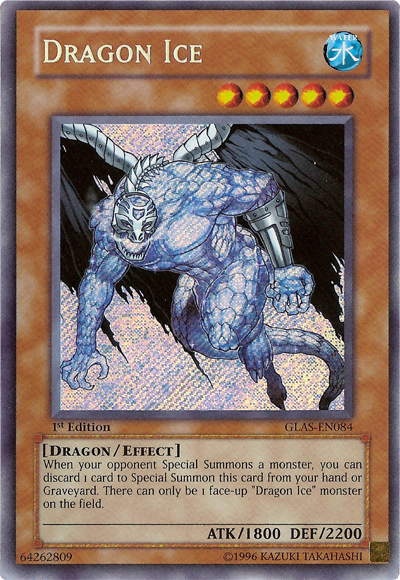 Dragon Ice [GLAS-EN084] Secret Rare Yu-Gi-Oh!