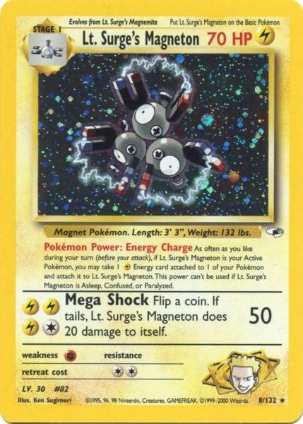 Lt. Surge's Magneton (8/132) [Gym Heroes Unlimited] Pokémon