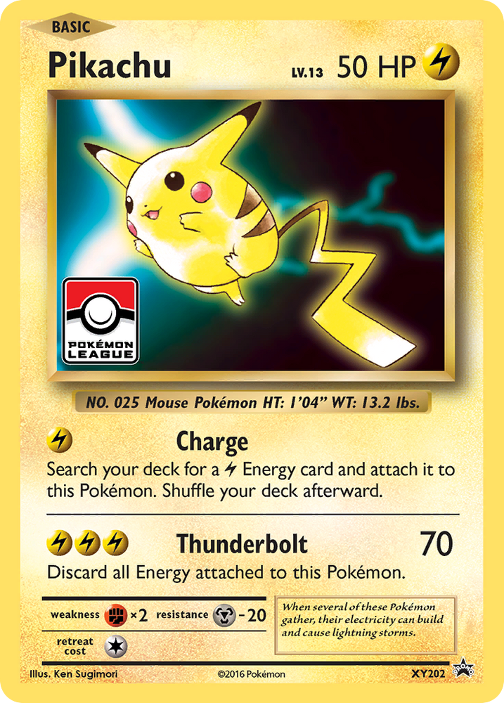 Pikachu (XY202) [XY: Black Star Promos] Pokémon
