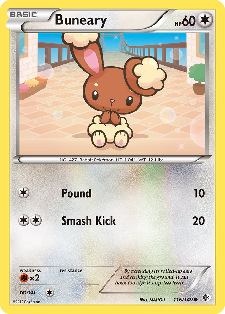 Buneary (116/149) [Black & White: Boundaries Crossed] Pokémon