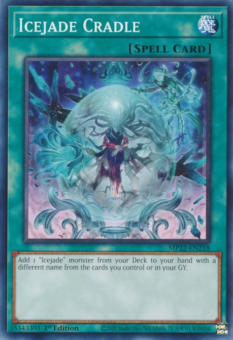 Icejade Cradle [MP22-EN218] Common Yu-Gi-Oh!