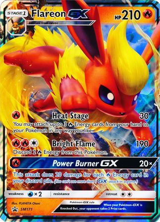 Flareon GX (SM171) (Jumbo Card) [Sun & Moon: Black Star Promos] Pokémon