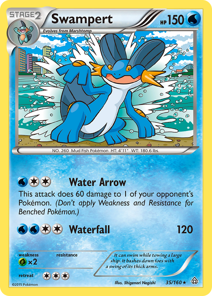 Swampert (35/160) [XY: Primal Clash] Pokémon