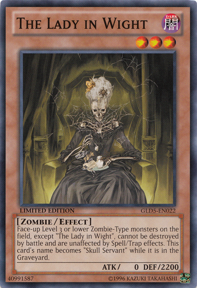 The Lady in Wight [GLD5-EN022] Common Yu-Gi-Oh!