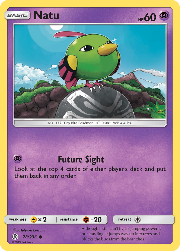 Natu (78/236) [Sun & Moon: Cosmic Eclipse] Pokémon